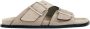 Alohas Beige Suède Leren Sandalen - Thumbnail 1