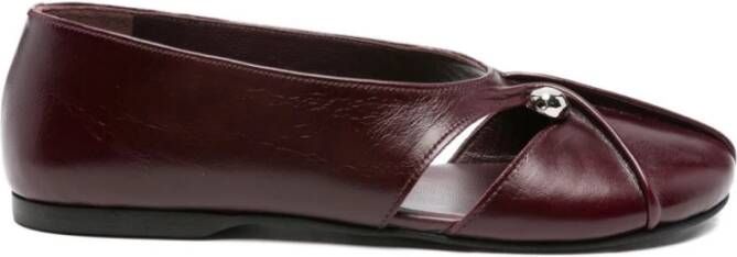 Alohas Bordeaux Ballerina's voor Vrouwen