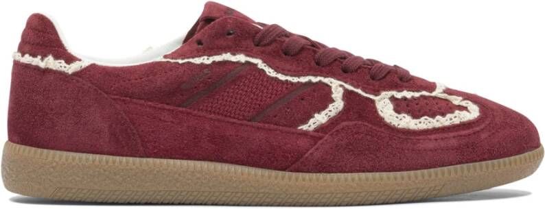 Alohas Bordeaux Leren Sneakers Aw25