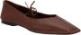 ALOHAS Bruin Leren Ballet Flats Brown Dames - Thumbnail 1