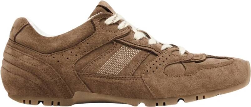 ALOHAS Tb.56 Suède Bruin Leren Sneakers Brown Dames - Foto 3