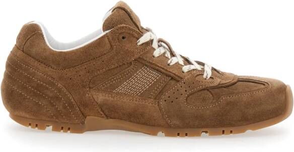 Alohas Bruine Lage Sneakers met Logo