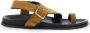 Alohas Bruine Siren Sandalen met Metalen Gesp - Thumbnail 1