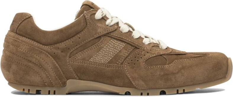 ALOHAS Tb.56 Suède Bruin Leren Sneakers Brown