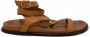 Alohas Bruine Strappy Sandalen - Thumbnail 1