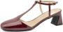ALOHAS Jayne Onix Burgundy Leren Pumps Red Dames - Thumbnail 7