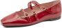 ALOHAS Luke Onix Wijn Bourgondië Leren Ballet Flats Red Dames - Thumbnail 18