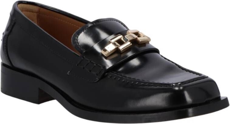 ALOHAS Elliot leren loafers Black Dames