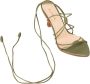 ALOHAS Groene leren sandalen Green Dames - Thumbnail 1