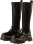 ALOHAS Nutty Plateau Laarzen Black Dames - Thumbnail 5