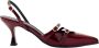 Alohas Joelle Onix Burgundy Leren Pumps - Thumbnail 1