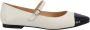 ALOHAS Musa Bicolor Leren Ballet Flats White Dames - Thumbnail 1