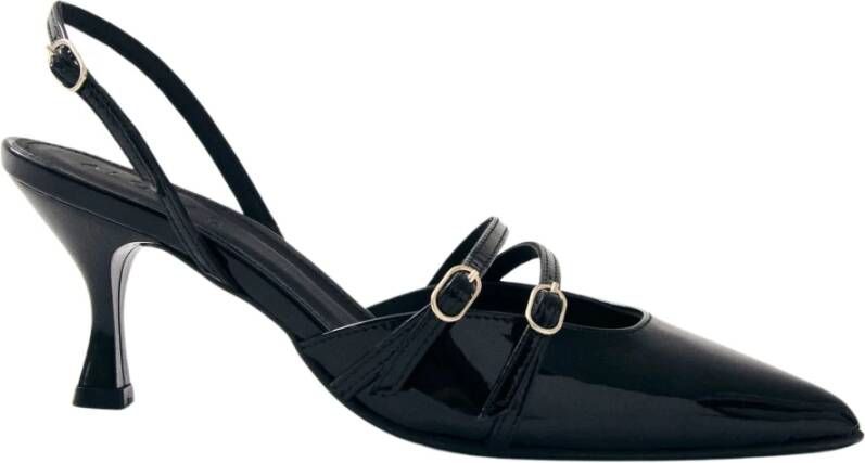 ALOHAS Joelle Onix Zwart Leren Pumps Black Dames