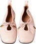 ALOHAS Roze Leren Ballet Flats Pink Dames - Thumbnail 1