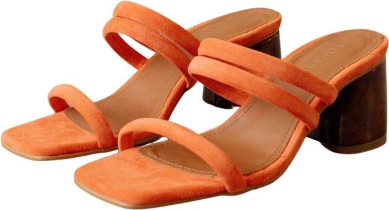 ALOHAS Indiana Pomelo Orange Sandal Orange Dames