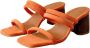 ALOHAS Indiana Pomelo Orange Sandal Orange Dames - Thumbnail 1