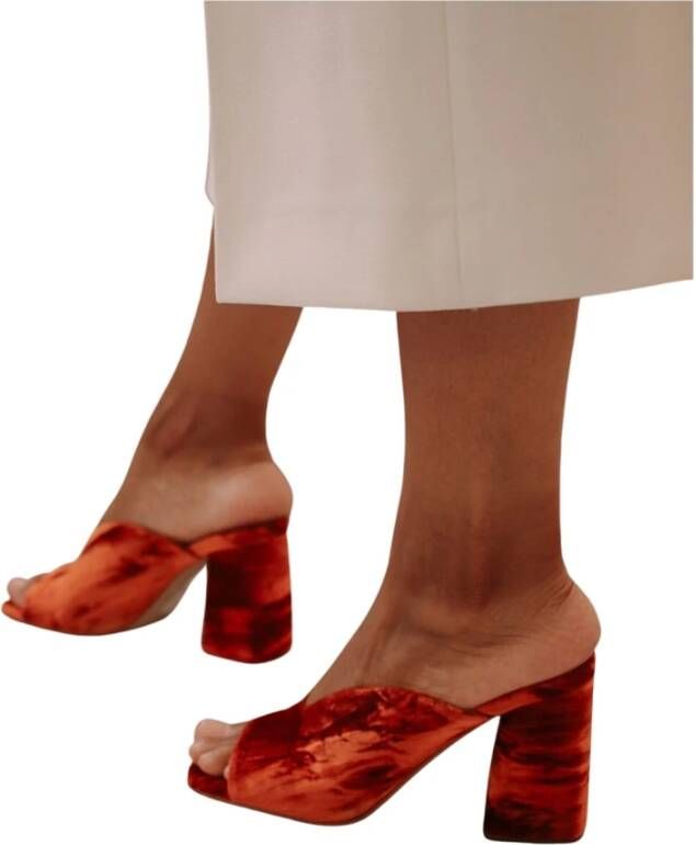 ALOHAS Sandalen met hoge hakken Oranje Dames