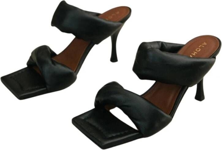 ALOHAS Twist Strap Sandals Zwart Dames
