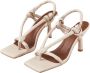 ALOHAS Sheila Crème Leren Sandalen Beige Dames - Thumbnail 2