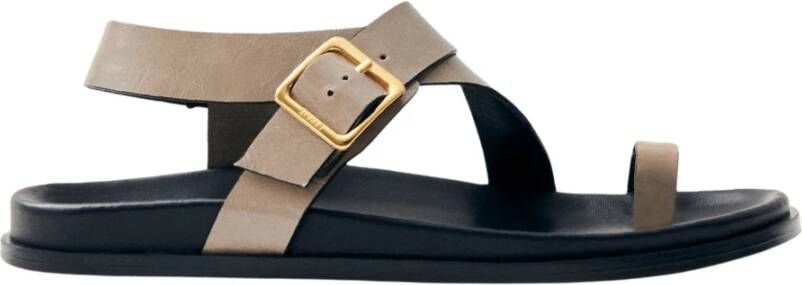 Alohas Siren Onix Leren Sandalen