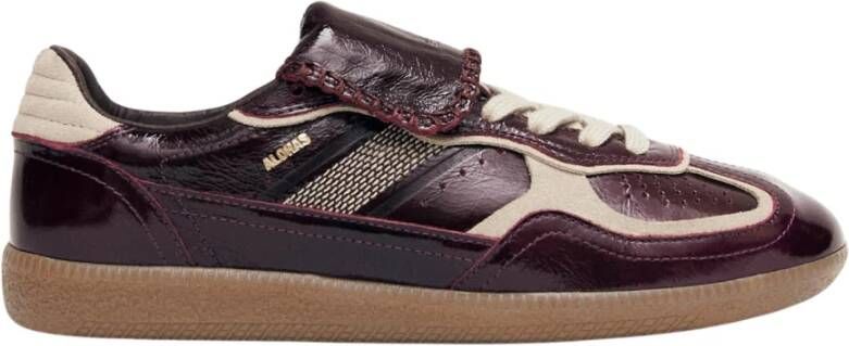 Alohas Tb.490 Club Diep Bourgondisch Lakleren Sneakers