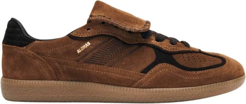 Alohas Tb.490 Club Suède Bruin Leren Sneakers