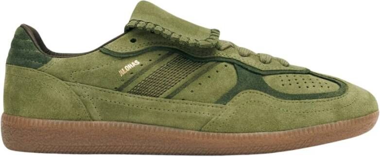 Alohas Tb.490 Club Suede Groene Leren Sneakers