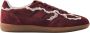 Alohas Tb.490 Gehaakte Bourgondische Leren Sneakers - Thumbnail 1