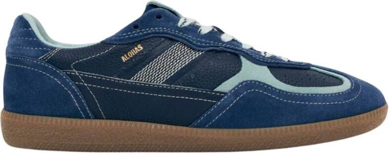 Alohas Tb.490 Rife Grain Kobalt Leren Sneakers