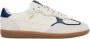Alohas Tb.490 Rife Grain White Navy Leren Sneakers - Thumbnail 1