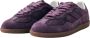 ALOHAS Tb.490 Rife Lila Leren Sneakers Purple Dames - Thumbnail 1