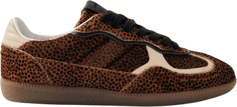 ALOHAS Tb.490 Rife Soft Tan Leren Sneakers Brown Dames