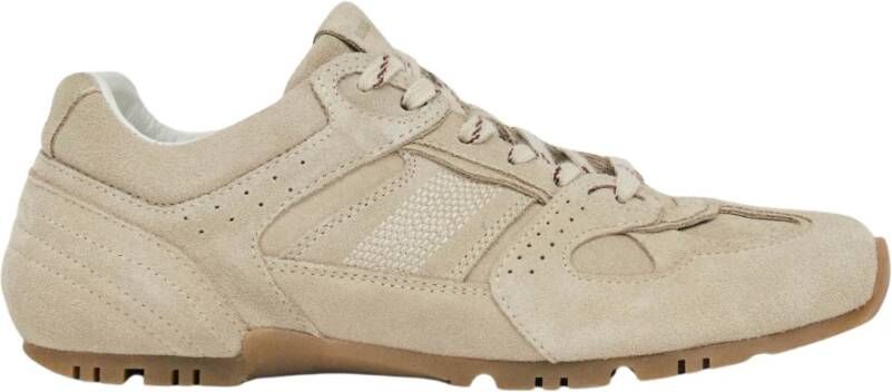 Alohas Tb.56 Suède Crème Leren Sneakers