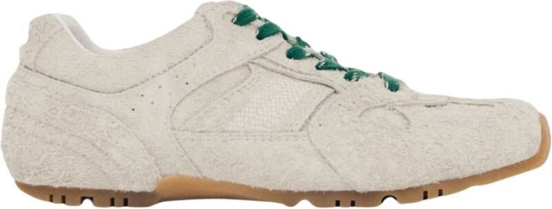 Alohas Tb.56 Suède Fuzzy Lichtgrijs Leren Sneakers