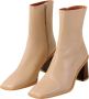 Alohas West Cape Vintage Beige Dames Enkelboots - Thumbnail 11