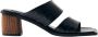 Alohas Zwarte leren sandalen - Thumbnail 1