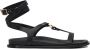 Alohas Zwarte Leren Sandalen voor Vrouwen - Thumbnail 1