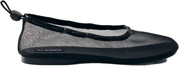 Alohas Zwarte Mesh Ballerina Schoenen