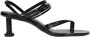Alohas Zwarte Suède Sandalen met Houten Hak - Thumbnail 1