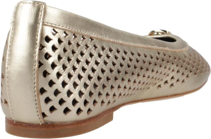 Alpe Gouden Liss Leren Ballerina's - Foto 3