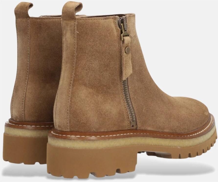 Alpe Bruine Nordic Leren Enkellaarsjes - Foto 2