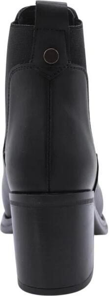 Alpe Zwarte Leren Dames Enkellaars Black Dames - Foto 4