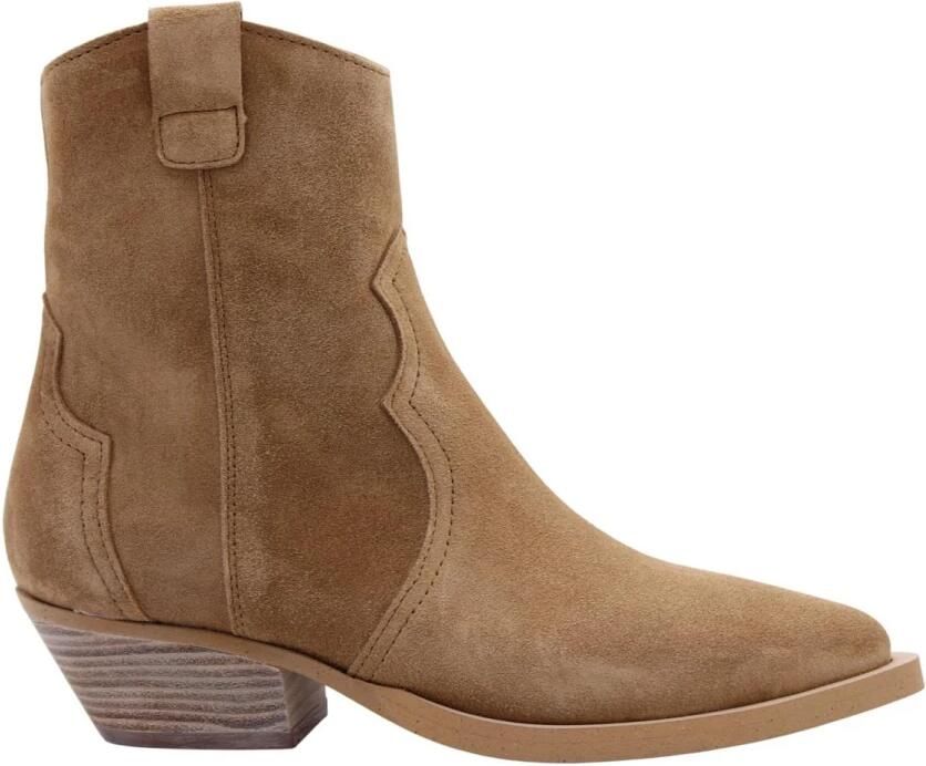 Alpe Bruine Camden leren enkellaarsjes - Foto 4