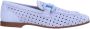 Alpe Blauwe Casual Suède Dames Instappers Blue Dames - Thumbnail 1