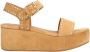 Alpe Casual Camel Suède Dames Sandalen Brown Dames - Thumbnail 1