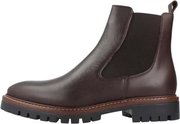Alpe Chelsea Boots in Militaire Stijl