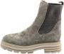 Alpe Grijze Suède Chelsea Boots voor Dames - Thumbnail 6
