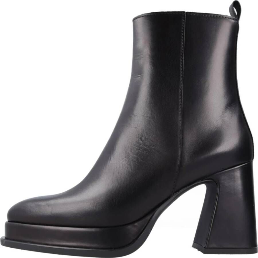 Alpe Heeled Boots Black Dames
