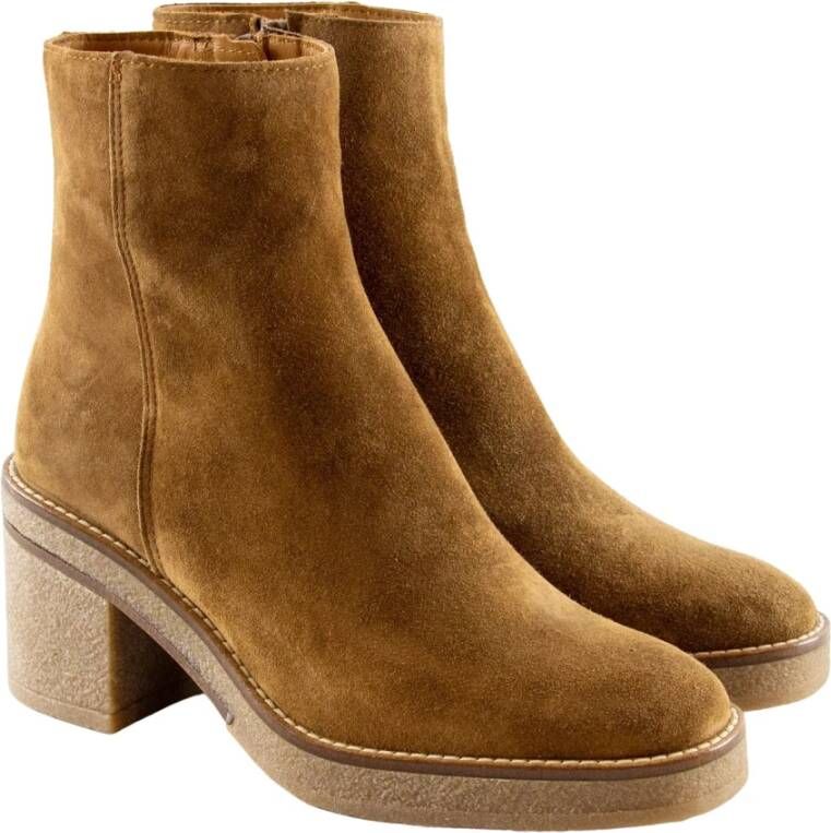 Alpe Madrid Hakken Boots Brown Dames - Foto 3