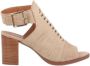 Alpe Beige Damessandalen met Hoge Hak en Gesp Beige Dames - Thumbnail 1